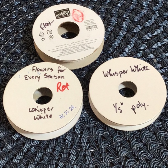 Stampin’ Up! Whisper White Ribbon Bundle of 3 - Picture 2 of 2